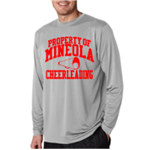 Cheer Grey Dry Fit Long Sleeve T